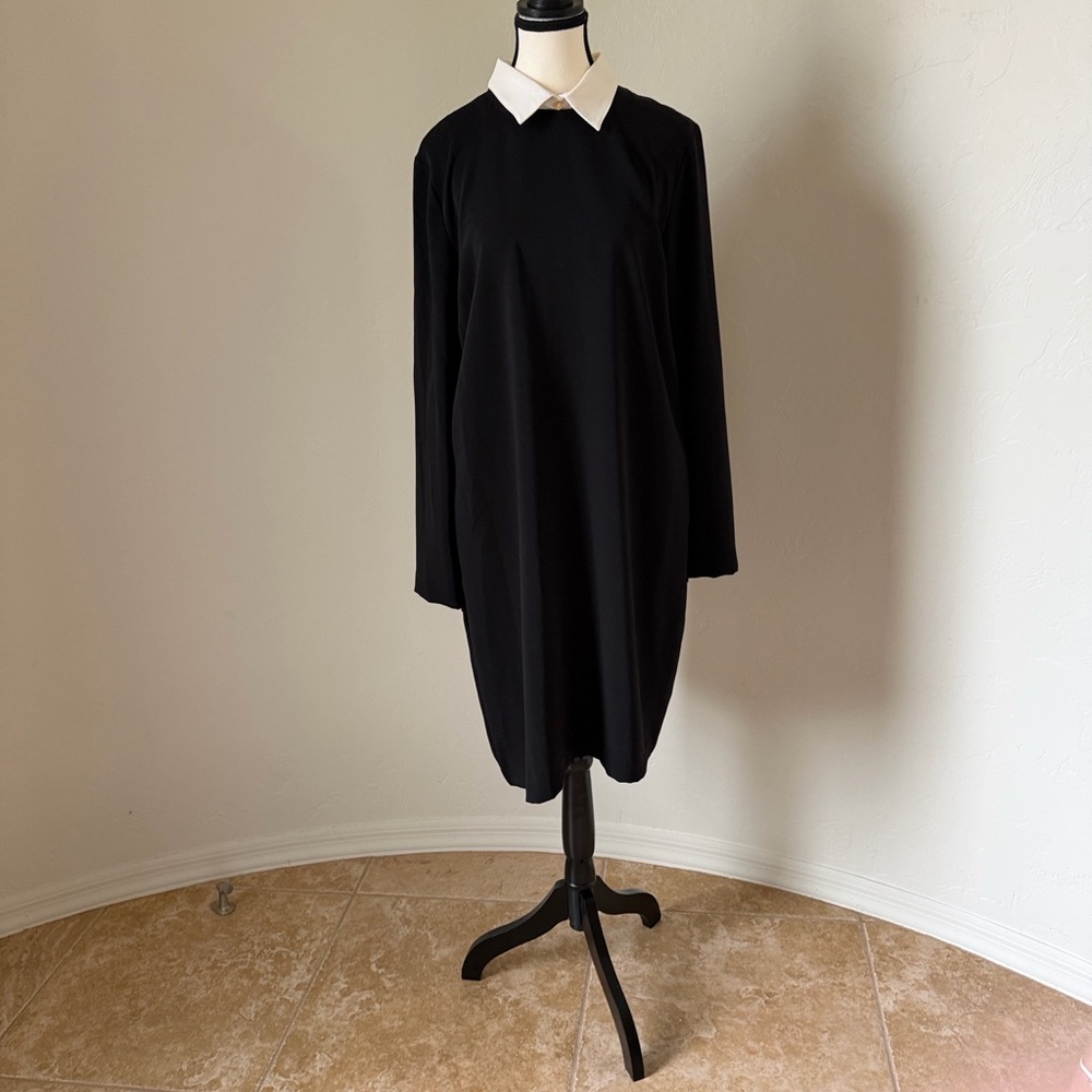 Lauren Ralph Lauren Dress with Removeable White Collar - Classic Shift Dress